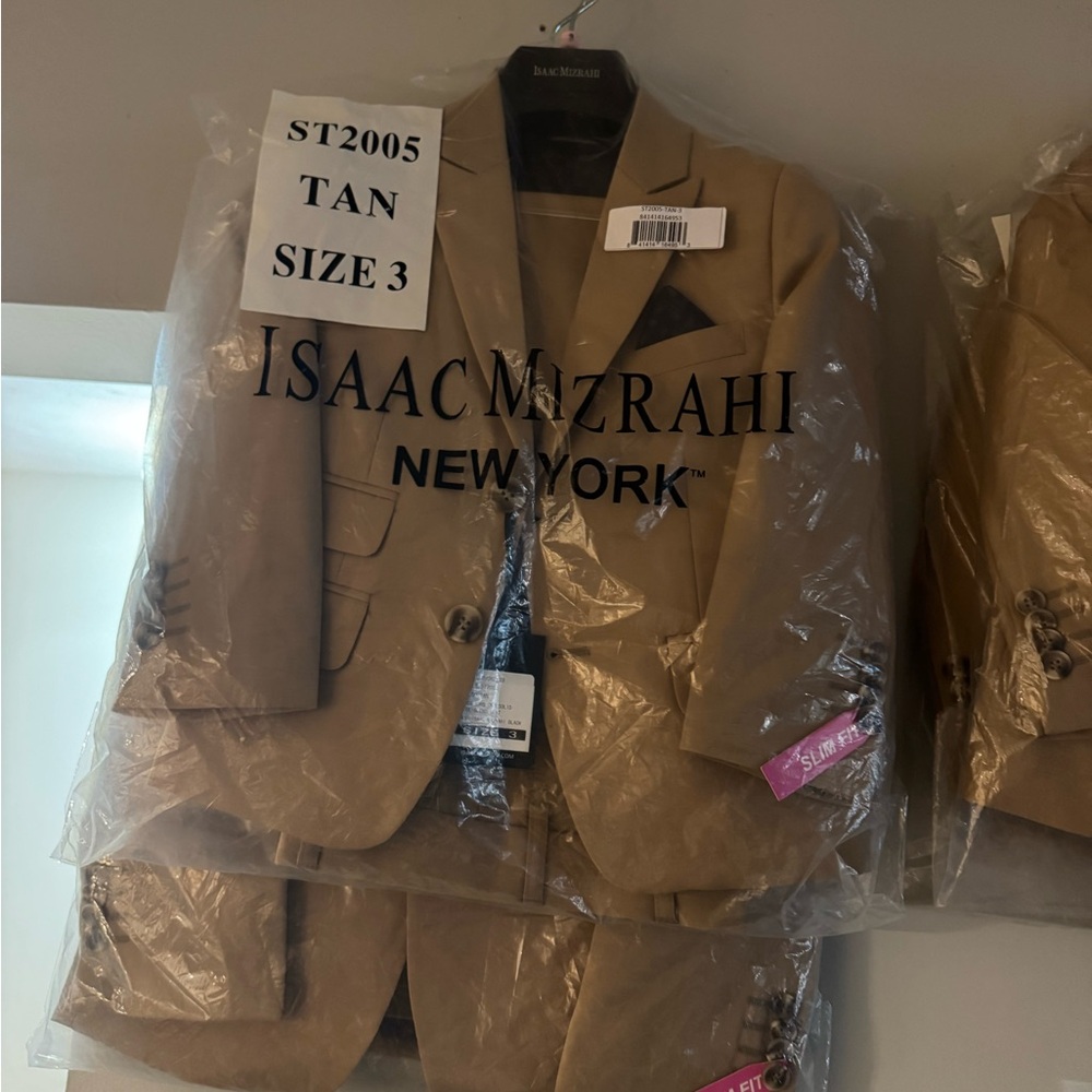 Isaac Mizrahi Tan Suit Set - Size 3